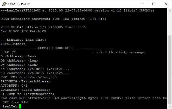 Analysis of the inside of the router, memory ripping, bootloader, custom program for UART