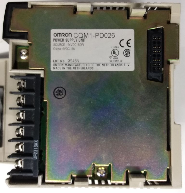 Omron CQM1 część 1, zasilacz PD026 Omron CQM1 część 1, zasilacz PD026