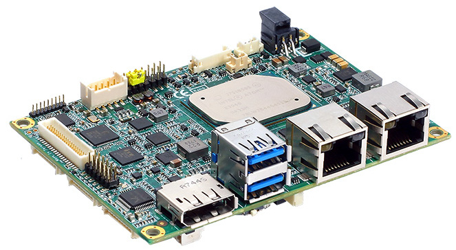 PICO319 - jednopłytkowy komputer Pico-ITX z Atom x5-E3940, mini-PCIe i M.2