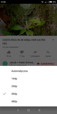 Xiaomi Redmi 6a Gold - Jak aktywować wyświetlanie filmów w 60fps?