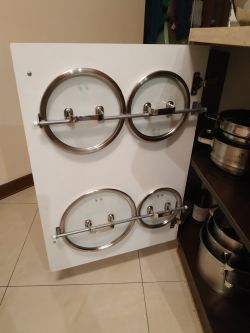 An idea for a practical 3D print for the kitchen - pot lid holder