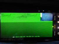 Phisung C08 DVR - zielony, podwójny obraz z kamery cofania