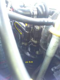 Alfa/156 /2.4 JTD - Alfa 156 2.4 JTD - Oli Catch Tank - instalacja