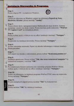 Leadtek win fast tv 2000 xp expert... instrukcja/poradnik