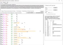 TuyaMCU Analyzer Interface User interface of TuyaMCU Analyzer showing UART packet data interpretation.