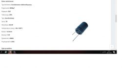 Wzmacniacz Macrom 44.07 - Dobór kondensatora pod wymiar i parametry ...