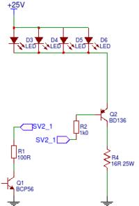 Jak wykonać prosty klucz mosfet załączający 25V?