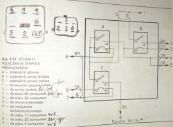 Polonez 1,4 Rover - schemat elektryki
