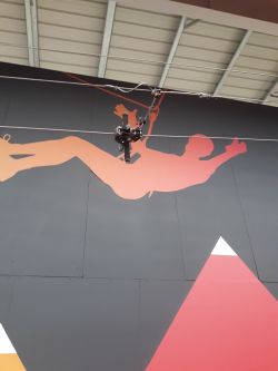 What rope for the zip-line descent