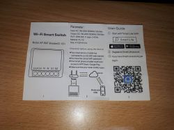 User manual for Mini Smart Switch from AliExpress.