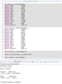 Konfiguracja przerwań USART na ATmega 328PB - zmiana wektorów ISR