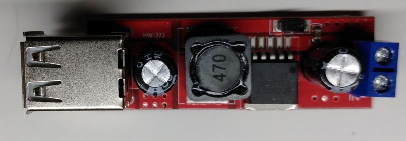 Przetwornica LM2596 wyjściami USB HW-272 Przetwornica LM2596 wyjściami USB HW-272