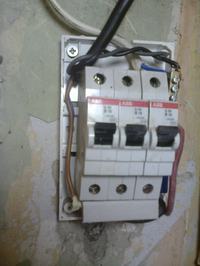 with the light switch off, there is still a phase on both wires