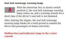 Mercedes W220 320 2002 - Brak alarmu "brak pasów"