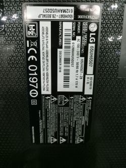 LG 65UH6507 - Brak treści obrazu, podświetlenie działa, szukam serwisówki lub płyty