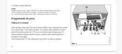 Instrukcja z diagramem pokazującym układ zaworów w instalacji grzewczej.