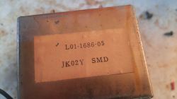 Kenwood KA-305: Identyfikacja i napięcia wyprowadzeń spalonego transformatora