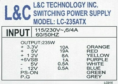 LC-235 ATX na PCB DR-240 ATX DEER naprawa kilku ATX...