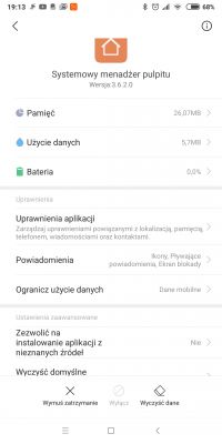 System desktop manager, bug on Xiaomi phones - solution