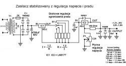 Regulacja prądu w zasilaczu stabilizowanym z LM317