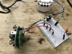 Connecting CB3S Module to Breadboard CB3S module from Avatto N-TS10-W1 light switch connected to a breadboard.