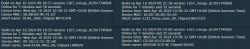 Screenshot showing information about networked devices, including build time, online status, and MAC addresses.