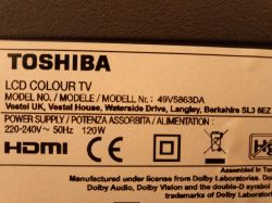 Toshiba 49V5863DG Fernseher - suche Firmware für diesen Fernseher