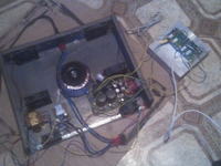 Wzmacniacz mocy MOS-FET 2x120W/8ohm. Wzmacniacz mocy MOS-FET 2x120W/8ohm.