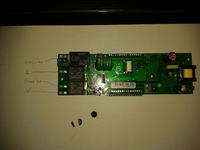 Uszkodzony termostat elektroniczny bojlera Gamlet SG-80 Uszkodzony termostat elektroniczny bojlera Gamlet SG-80