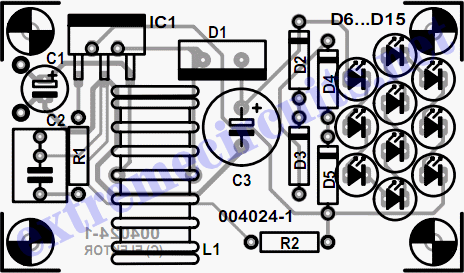 Reflektor z białych diod LED o wysokiej sile światła