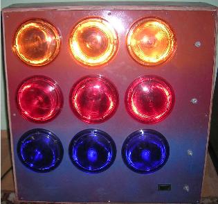 Schemat modyfikatora świateł 12V 50W do losowego zapalania żarówek