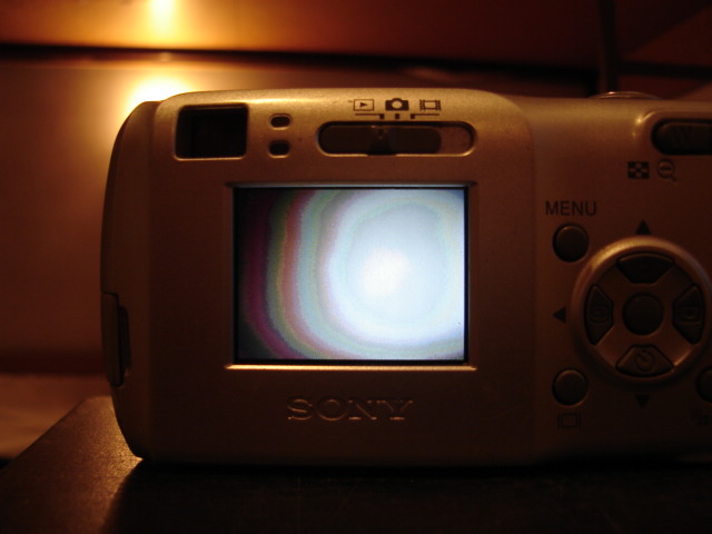 sony dsc s-40 problem z lcd