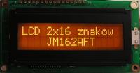 Podłączenie wyświetlacza LCD SEC 605B KS0066F00, 14 pinów, z faksu Samsunga