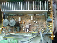 Wzmacniacz JVC AX-550 (Wysoka temperatura tranzystora)