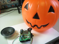 Elektroniczna dynia na Halloween