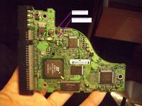 Co to za element (mosfet ?) Dysk Seagate U6 ST340810A Co to za element (mosfet ?) Dysk Seagate U6 ST340810A