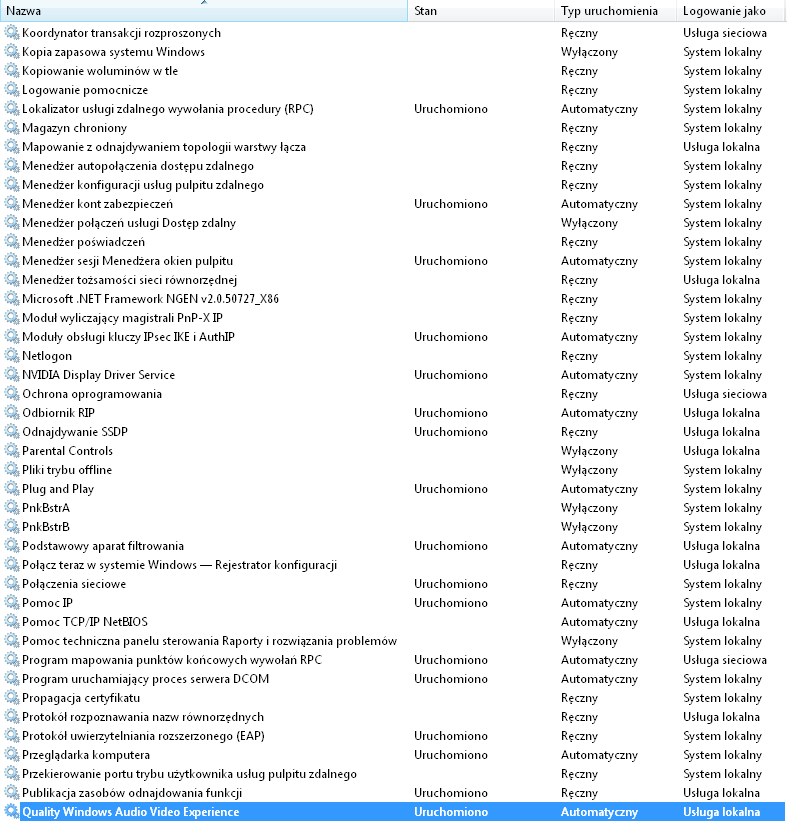 Windows 7 - brak dźwięku. Co to za sprzęt (zaznaczony)? 