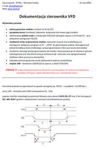 Mini REKLAMA VFD (zegar, DS1820, Bluetooth, Podczerwień)