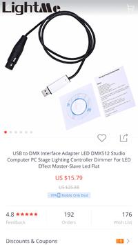 Wybór interfejsu USB DMX 512 do sterowania 3 parami w Freestylerze