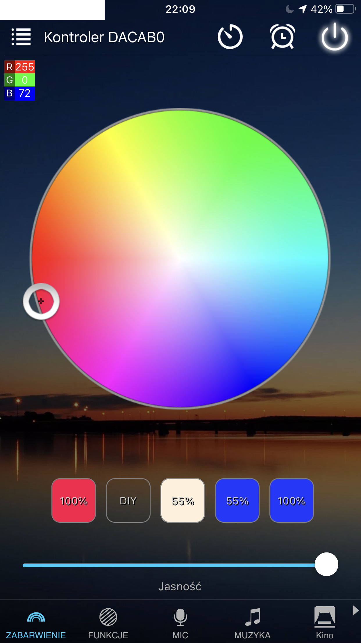 RGB LED strip with IR remote control and WiFi - MWIR-RGB Magic Home Pro