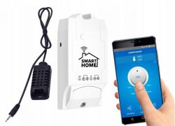 WS-03H1 Module with Temperature Sensor and Smartphone App WS-03H1 module with temperature and humidity sensor and smartphone.