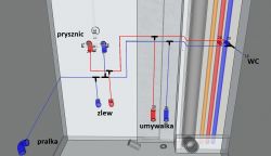 Remont łazienki w bloku - pytania odnośnie instalacji CWU, ZWU, kanalizacji, PEX Remont łazienki w bloku - pytania odnośnie instalacji CWU, ZWU, kanalizacji, PEX