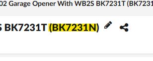 Screenshot showing text BK7231N highlighted in yellow