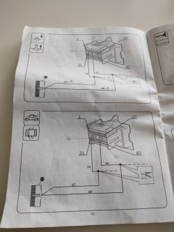 Renault Trafic 2: Podłączenie oryginalnego alarmu Opel z trzema kostkami