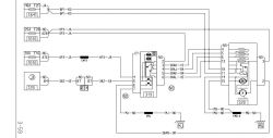 Schemat elektryczny systemu klimatyzacji w Renault Trafic 2008.