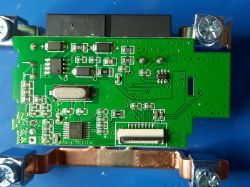 KWS-302WF Power Meter Circuit Board Circuit board of the KWS-302WF power meter with visible electronic components.