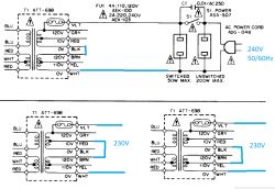 Pioneer SX-3700 wymiana transformatora 110V na 230V