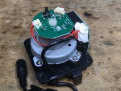 Interior of Jinvoo SM-AW713 Valve Controller Interior of Jinvoo SM-AW713 valve controller with visible PCB and wires.