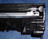 Napełnianie tonera HP LaserJet P1005 - drukuje tylko połowę - Rozwiązanie