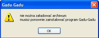 Błąd CRC podczas rozpakowywania pliku większego od 20MB.